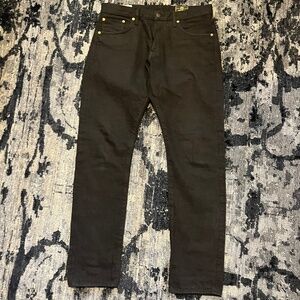 KYOTO BLACK KUROZOME RELAXED TAPERED
